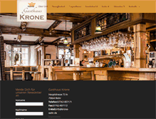 Tablet Screenshot of krone-wehr.de